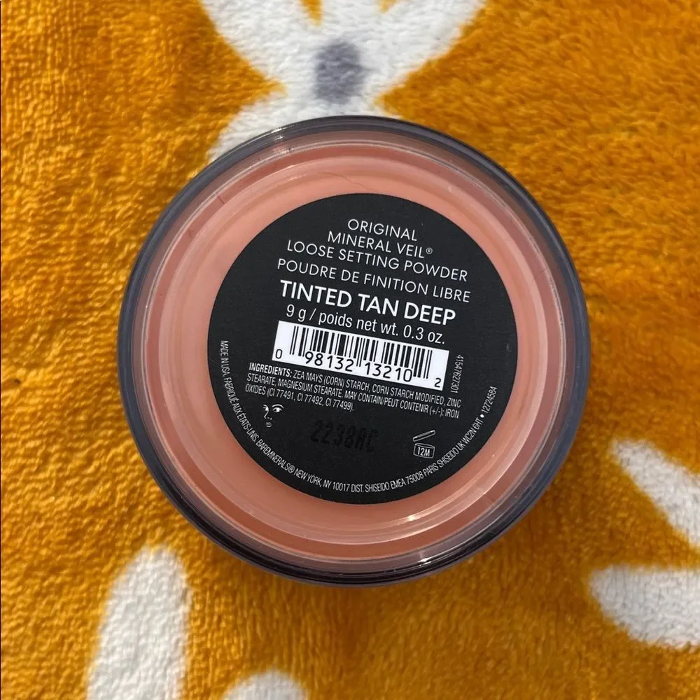 NEW bareMinerals Original Mineral Veil Loose Setting Powder in Tinted Tan Deep
